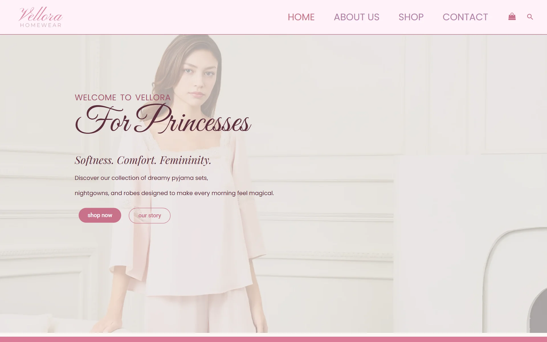 دراسة حالة Vellora Homewear
