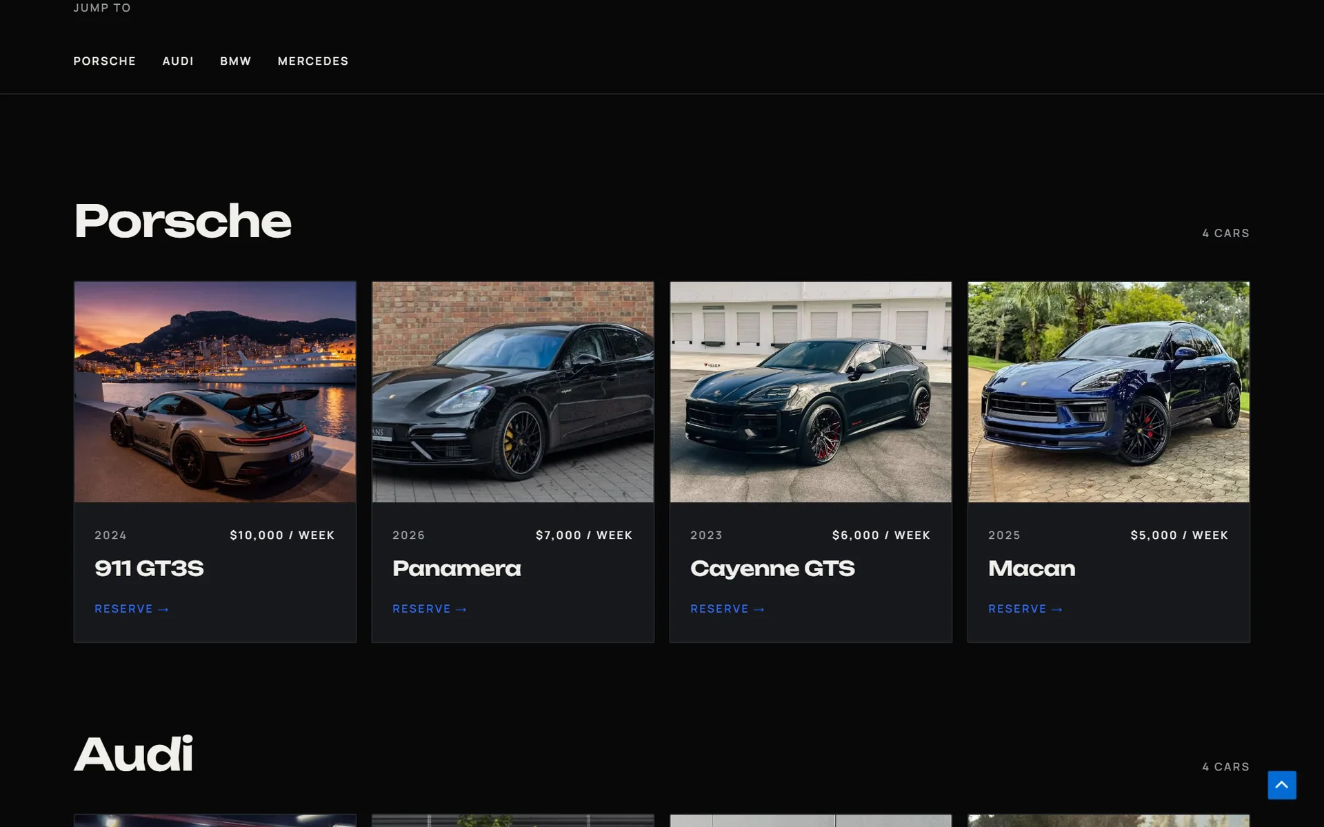 Velocity Motors collection page